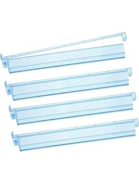 Blue Acrylic Mahjong Racks with Pushers 4PCS Set [COPY]